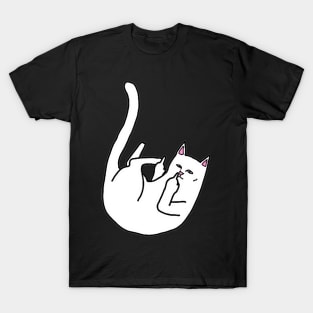 Middle finger cat T-Shirt